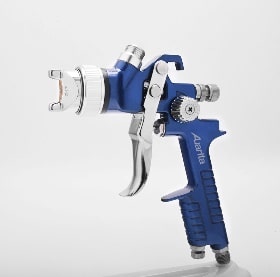 H-827P-_spray_gun_1.4mm_BLUE_color.jpeg پيستوله(رنگپاش) آئوريتا H-827- آبي - اچ وي ال پي- سه تنظيم- كاسه رو پلاستيكي -600CC - تصویر 1