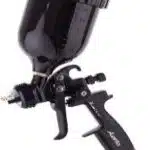 پيستوله رنگپاش آئوريتا black LION1 HVLP سه تنظيم حرفه اي كاسه رو پلاستيكي 600CC