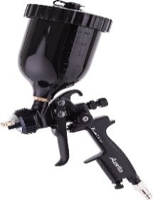 black_LION1_HVLP_spray_gun-2.0mm.jpeg پيستوله رنگپاش آئوريتا black LION1 HVLP سه تنظيم حرفه اي كاسه رو پلاستيكي 600CC - تصویر 1